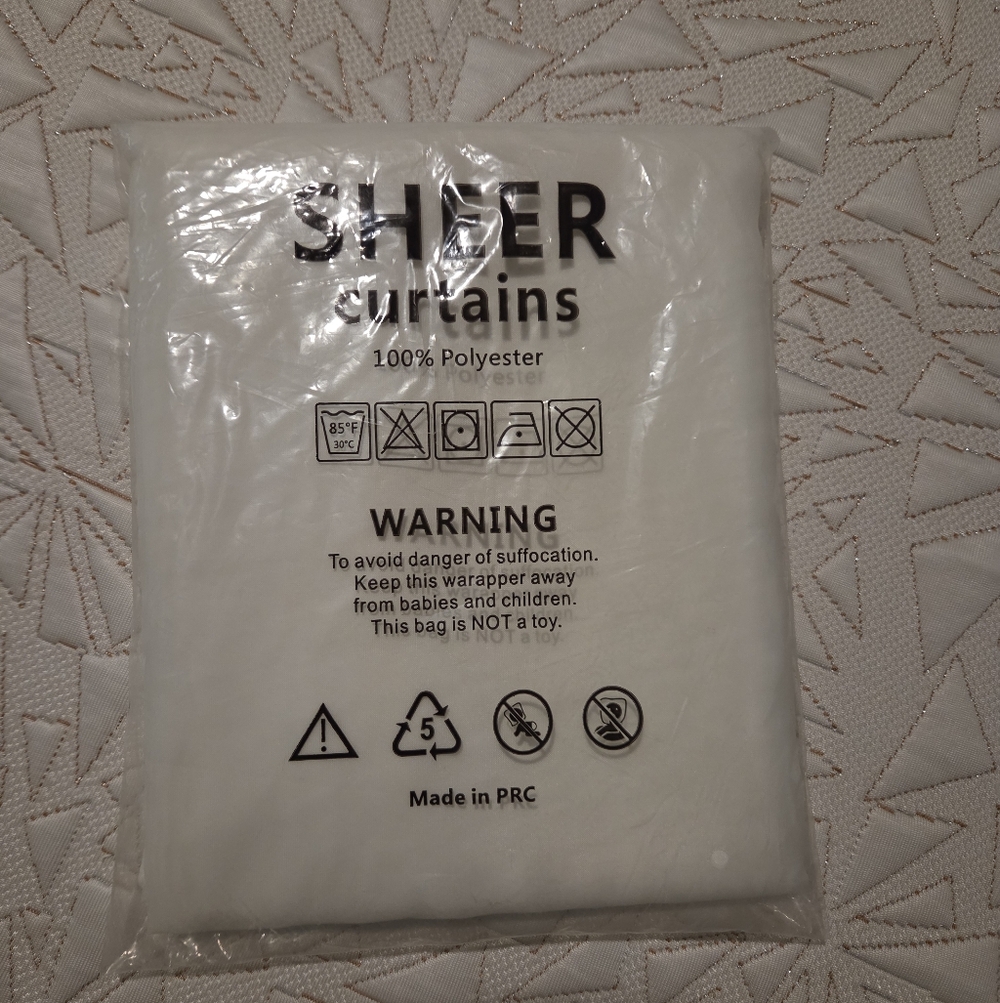 Sheer White Curtains